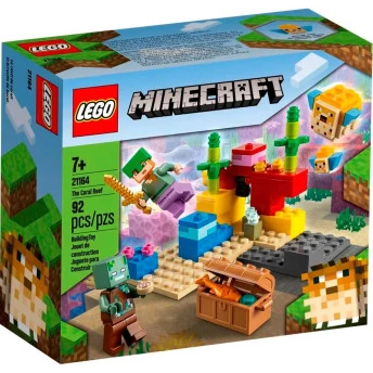 Lego Minecraft - O Recife de Coral - 92 Peças - Lego
