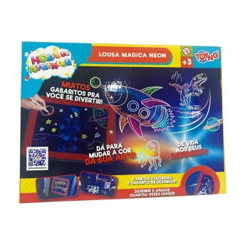 Lousa Mágica Infantil - Neon - Hora de Aprender - Toyng
