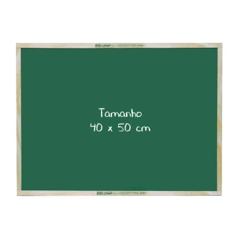 Lousa para Atividades - Quadro Verde - 40 x 50 cm - Xalingo