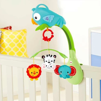 Móbile Interativo 3 em 1 Amigos da Floresta - Fisher-Price