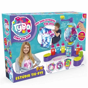 Conjunto de Atividades Infantil - TYBO Tidy Tie-Dye - Estúdio Tie-Dye - Mattel