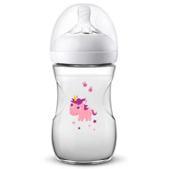 Mamadeira - Anticólica - 260ml - Pétala - Unicórnio - Philips Avent