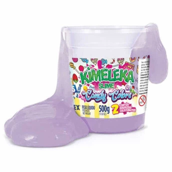 Massinha - ART KIDS - Kimeleka Slime - Candy Colors - Lilás Bebê - Acrilex