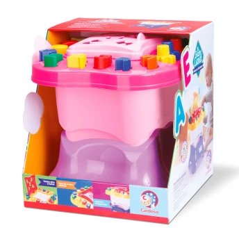 Mesinha de Atividades - Baby Land - Rosa - Cardoso Toys