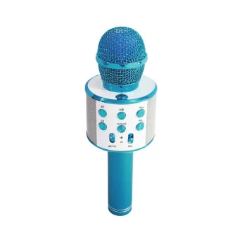 Microfone Bluetooth Infantil Karaokê Show - Azul - Toyng