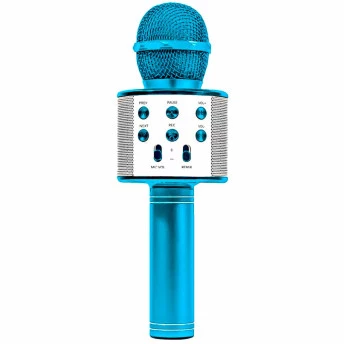 Microfone Bluetooth Infantil - Star Voice Karaokê - Azul - Zoop Toys
