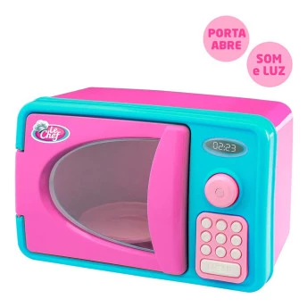 Microondas Infantil com Som e Luz - Le Chef - Sortido - Usual Brinquedos