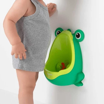 Mictório Infantil - Penico com Recipiente Removível - Sapinho - Verde - Buba