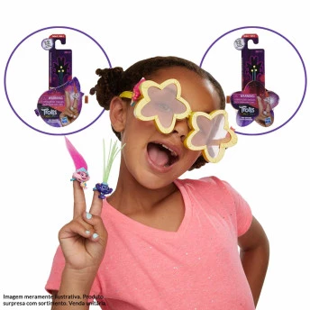 Mini Figura Surpresa - Trolls World Tour - Pequenos Dançarinos - Hasbro