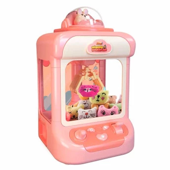 Mini Máquina Infantil de Pegar - Pelúcias e Bolinhas - Coelho - Zoop Toys