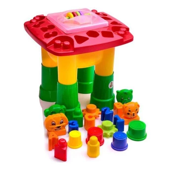 Mesa De Atividades Infantil  Vermelha - Dismat