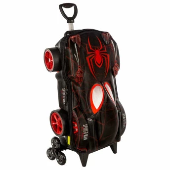 Mochila 3D de Rodinhas Infantil - Homem Aranha - Miles Morales - Maxtoy