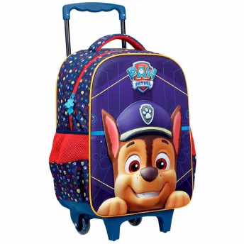 Mochila 3D de Rodinhas Infantil - Patrulha Canina - Chase SE - Xeryus
