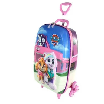 Mochila 3D de Rodinhas Infantil - Patrulha Canina - Everest e Skye - Maxtoy
