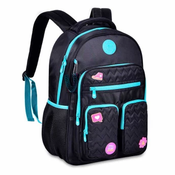 Mochila de Costas - Luluca - Lulike - Preta - Clio Style