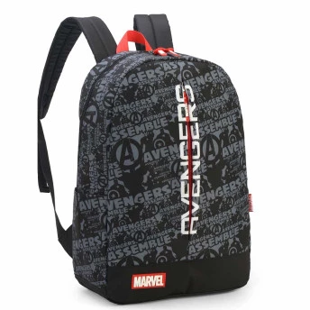 Mochila de Costas - Marvel Avengers Assemble - Preta - Luxcel