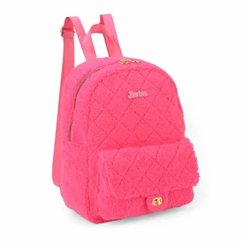 Mochila de Costas - Pelúcia - Barbie o Filme - Rosa - Luxcel