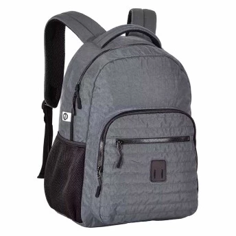 Mochila de Costas Juvenil - Clio Wear - Casual Urbano - Cinza - Clio Style