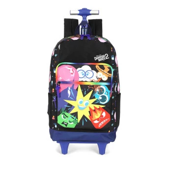 Mochila de Rodinhas - Disney Divertidamente – Preta - Luxcel