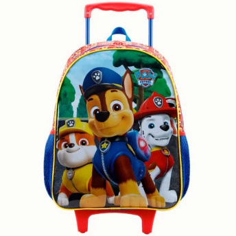 Mochila de Rodinhas Infantil - 14 - Patrulha Canina X2 - Xeryus