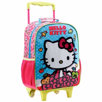 Mochila de Rodinhas Infantil - 16 - Hello Kitty R - Xeryus