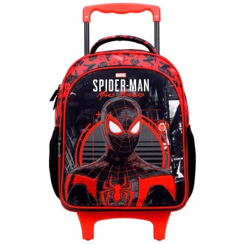 Mochila de Rodinhas Infantil - Homem Aranha - Miles Morales Y - Xeryus