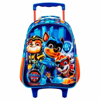 Mochila de Rodinhas Infantil - Patrulha Canina - Filme Superpoderoso R1 - Xeryus