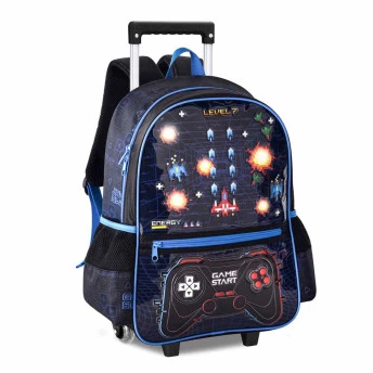 Mochila de Rodinhas Interativa - Game Start - Clio Style