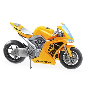 Moto Venon 1200 Sport - Amarelo - Usual Brinquedos 