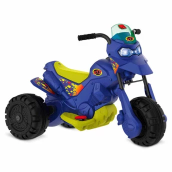 Moto Elétrica Infantil - XT3 Blue - 6v - Azul - Bandeirante