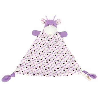 Naninha de Bebê com Prendedor - Girafinha Fafá - Lilás - Anjos Baby