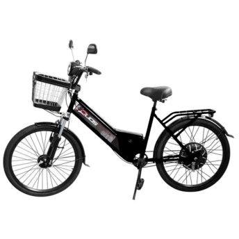 Bicicleta Elétrica - New Duos Confort - Aro 24 - 800w 48v 15ah - Preta - Duos Bikes