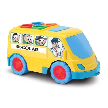 Ônibus Escolar de brinquedo Didático Turma da Mônica - Samba Toys
