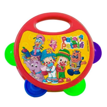 Pandeiro Infantil - Patati e Patatá - Vermelho - Candide 