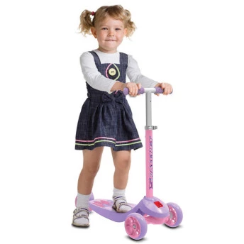 Patinete Infantil Skatenet Plus Slime - Rosa - Bandeirante