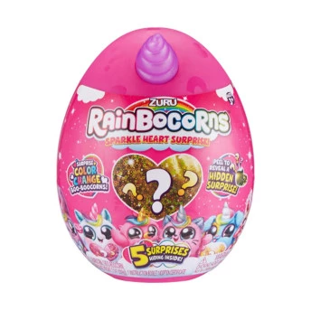 Pelúcia Unicórnio - Rainbocorns Sparkle Heart - 5 Surpresas - Candide