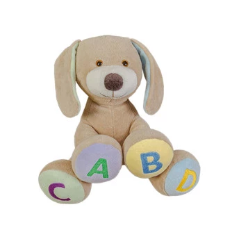 Pelúcia Infantil - 25 cm - Creck-Creck - Cachorrinho ABCD - Anjos Baby