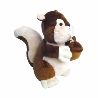 Pelúcia Infantil - 30 cm - Esquilo com Noz - Anjos Baby