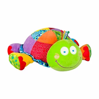Pelúcia Infantil - 28 cm - Creck-Creck - Tartaruga Dora - Anjos Baby