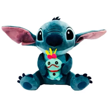 Pelúcia Infantil - 33cm - Disney Lilo e Stitch - Stitch e Scrump - Fun Divirta-se