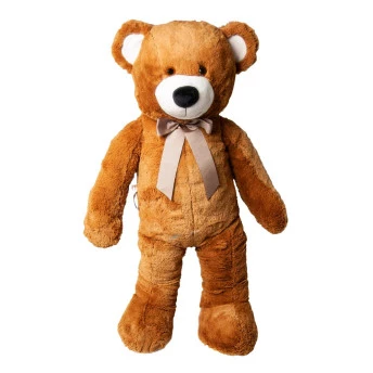 Pelúcia Infantil - 80 cm - Urso Rafael - M - Mel - W.U. Bichos de Pelúcia