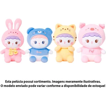 Pelúcia Infantil - Amigos do Coração - Baby Pets - Sortido - DM Toys
