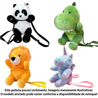 Pelúcia Infantil - Amigos do Coração - Bichos 2 em 1 - Sortido - DM Toys