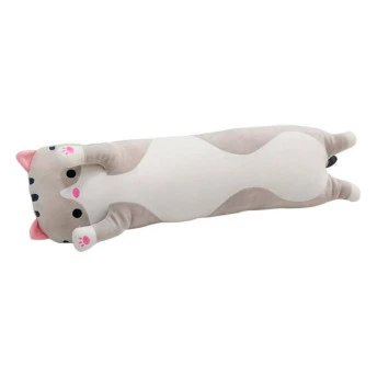 Pelúcia Infantil - Amigos do Coração - Gato Cinza - DM Toys