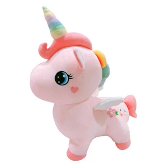 Pelúcia Infantil - Amigos do Coração - Unicórnio - Grande - DM Toys