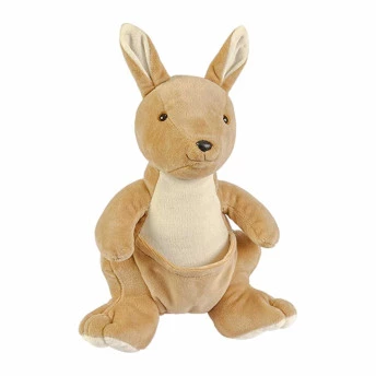 Pelúcia Infantil - Bichos no Mundo - Canguru Oceania - Anjos Baby