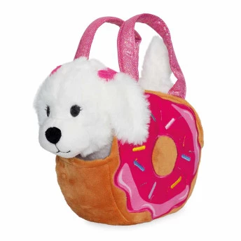 Pelúcia Infantil com Bolsinha - Barbie Pets - Cachorro - Fun Divirta-se