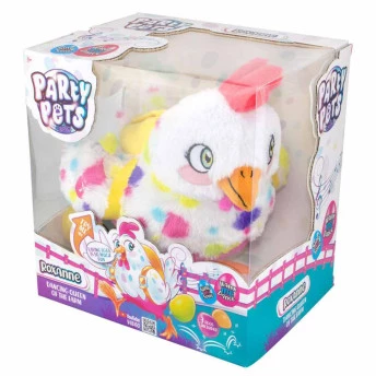 Pelúcia Interativa - Adotados - Galinha Dançante - Roxanne - Azul - Fun