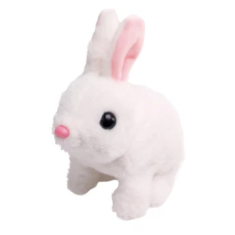 Pelúcia Interativa - PlayFull Pets - Coelhinho - Branco - Toyng