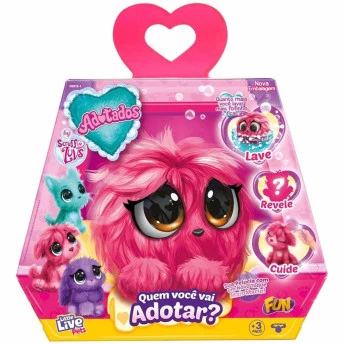 Pelúcia Surpresa - Little Live Pets - Scruff a Luvs - Adotados - Fun Divirta-se